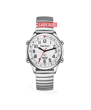Hearkent Atomic British English -speaking watch for the blind or visually impaired or visually impaired people man and woman size expansion siler woman - Buy Online on GoSupps.com