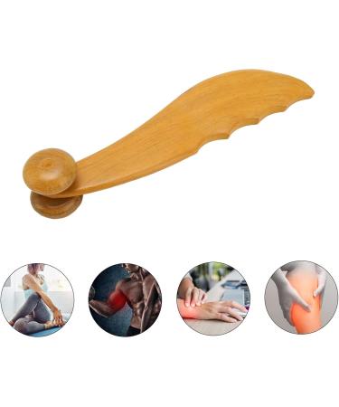 Ververt Touch Body Massage Roller - Wooden Footbow Device for Muscle Relaxation & Pain Relief | Perfect Gift for Family & Friends - Buy Online on GoSupps.com