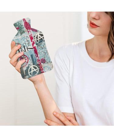 Hot Water Bottle with Lid | Rubber Hot Water Bag for Pain Relief Cramps & Foot Warmer | Ideal for Hot & Cold Therapy - Ships Worldwide - Buy Online on GoSupps.com