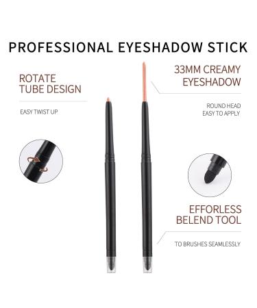 Buy High Pigment Cream Shimmer Eyeshadow Stick - Waterproof Eye Makeup Pencil Crayon | International Shipping Available - Buy Online on GoSupps.com