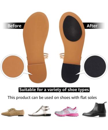 Beautulip Non-Skid Shoe Pads - Pack of 8 Black Self-Adhesive Slip Resistant Sole Protectors - Buy Online on GoSupps.com
