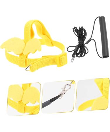 Angoily 4 Sets Bird Leash Suspend Cockatiel Harness and Leash Beard Kit Parrot Flying Leash Kit Flight Strap 12X6X1.3CMx4pcs Yellowx4pcs - Buy Online on GoSupps.com
