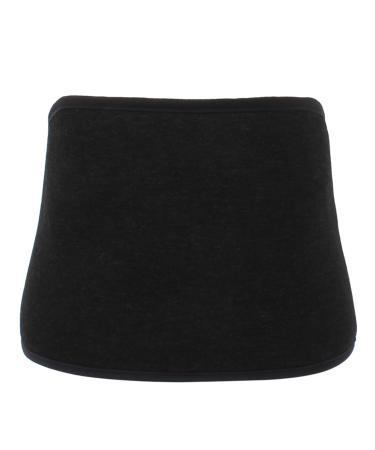 Unisex Warm Soft Plush Waist Warmer | Stretchy Thermal Kidney Support Wrap - XXL Black - Buy Online on GoSupps.com