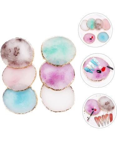  Beaupretty Beaupretty Set of 6 Resin Nail Art Mixing Palettes for Manicures and Gel - Buy Online on GoSupps.com