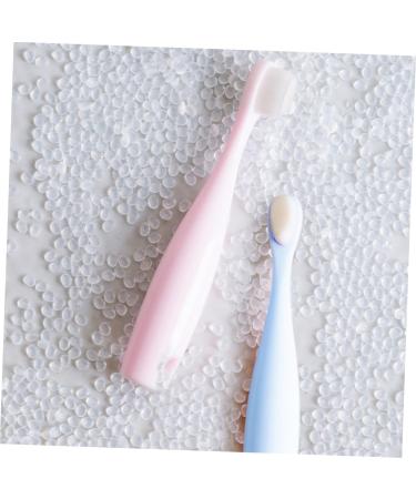 Homsfou 2-Pack Infant Toothbrushes | Soft Manual Baby Toothbrushes for Gentle Oral Care & Tongue Cleaning - Buy Online on GoSupps.com
