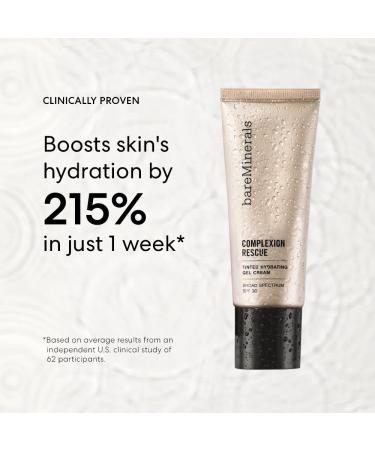 bareMinerals Complexion Rescue Tinted Moisturizer Gel Cream with Hyaluronic Acid and Mineral SPF 30 - Bamboo 5.5 - 0.5 fl oz - Buy Online on GoSupps.com