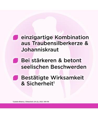 Remifemin Plus St. John's Wort 2x100 Tablets - Hormone-Free Natural Relief for Menopause - Stronger Mental Clarity - 200 Vegetable Pills - Buy Online on GoSupps.com