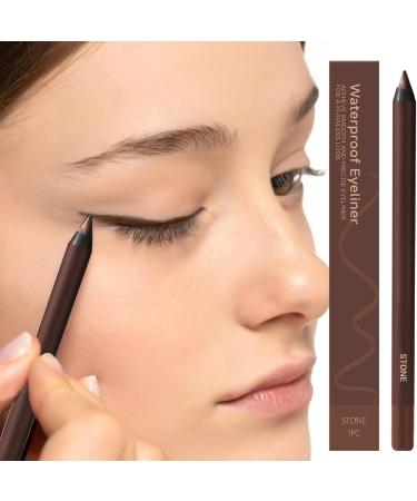  CGACCSD Anti-Slip Eyeliner Pencil Dual Function Waterproof and Smudge-Proof | Smooth Application Long-Lasting Beauty Makeup Eyebrow Pen for Women and Girls for Everyday Use - Buy Online on GoSupps.com