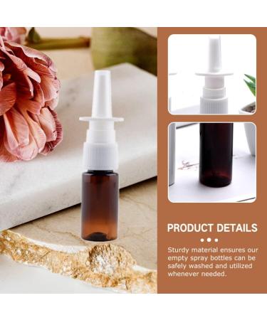 Minkissy 10ml Refillable Perfume & Nasal Spray Bottle - Fine Mist Water Spray Bottle for Travel - 10-Pack Empty Plastic Bottles - Buy Online on GoSupps.com