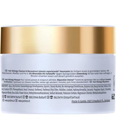 Hair Biology Cleanse & Reconstruct Lot de 2 masques capillaires pour cheveux ab m s 160 ml chacun - Buy Online on GoSupps.com