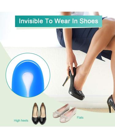 Gel Heel Pillows & Silicone Heel Caps for Pain Relief | Orthopedic Cushions for Heel Spur & Plantar Fasciitis - Unisex Large - Buy Online on GoSupps.com