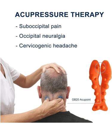 Therapy Point Trigger Point Massage Device - Original Back Extension & Neck Pillow for Ultimate Neck and Shoulder Relaxation | Upper Back & Trapezius Massager - Buy Online on GoSupps.com