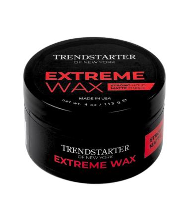 Trendstarter Extreme Wax (4oz) - Strong Hold Matte Finish Hair Products - Water-Based Signature Fragrance - All-Day Hold Hair Styling Products - Launched Spring 2022 - Buy Online on GoSupps.com