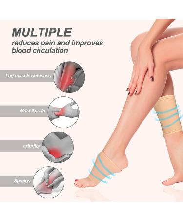 Siopob Castor Oil Pack Wrap - 1 Pair Adjustable Castor Oil Compress For Women Anti-leakage Ankle Care Essence Oil Pack Reusable Compress Relieves Sprains Swell - Buy Online on GoSupps.com