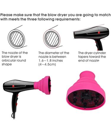 Collapsible Travel Hair Diffuser for Curly Hair - Rose Red | Salon-Quality Styling Attachment - Buy Online on GoSupps.com