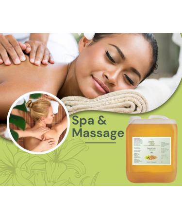 Pagra Natur Massage Oil - Organic Virgin Sesame Oil 1st Cold Pressed 5L Canister - Premium Quality for Relaxation & Wellness - Buy Online on GoSupps.com