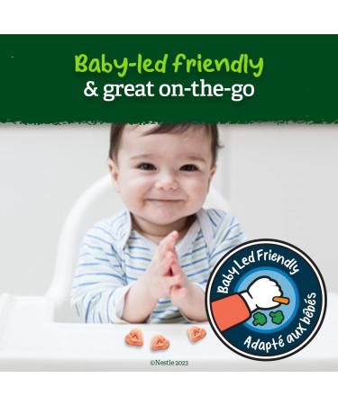 GERBER Organic Plant-Tastic Lentil Hearts Banana Carrot Raspberry 42g 4 Pack - Buy Online on GoSupps.com