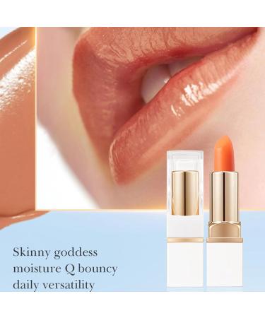 Orange Warm Lipstick 38 g with 50 lip brushes temperature lip balm for full and wellgroomed lips waterproof for dried lips lipstick - Buy Online on GoSupps.com