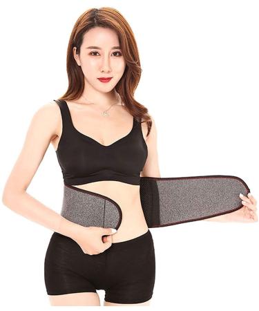 Self Heating Lumbar Support Belt for Men & Women - Gray Magnetic Back Brace for Office & Sports - Best Waist Protection - Buy Online on GoSupps.com