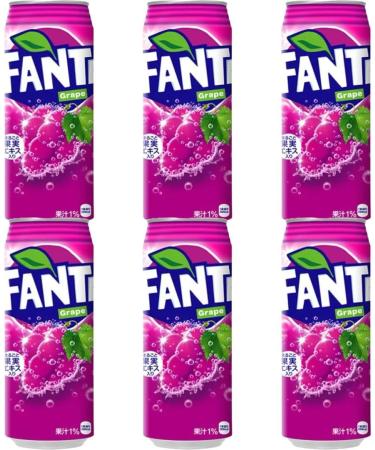 FANTA Japan Grape Flavoured Soft Drink Exotic Soda Drinks 500 ml (Pack of 1) - Buy Online on GoSupps.com