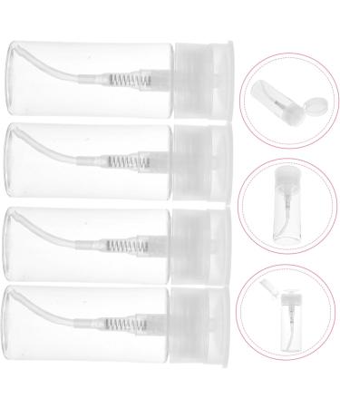 Mikinona 1 Set Nail Polish Remover Bottle Glass Dispenser Press down Bottle Nails Pump Dispenser Bottle Empty Bottle Press Dispenser for Polishing Compound Soap Pp Toner Bottle - Buy Online on GoSupps.com