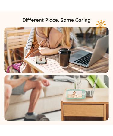 2K WiFi Baby Monitor with Two Cameras | Motion & Cry Detection | Night Vision | 2-Way Audio | Custom Alert Area | PTZ | Humidity & Temperature Sensor - Buy Online on GoSupps.com