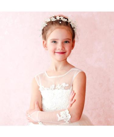 Charonle Rhinestone Flower Headband - Perfect for Flower Girls and Bridesmaids - Buy Online on GoSupps.com