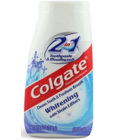 Colgate 2-In-1 Toothpaste And Mouthwash Whitening Liquid Gel - 4.6 Oz