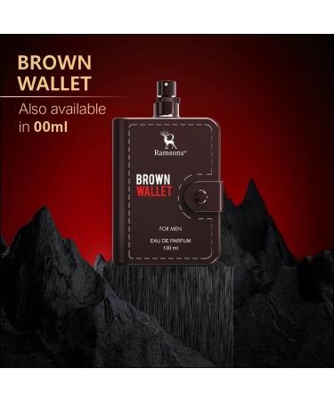 Ramsons - BROWN WALLET Eau De Parfum | 100 ML |Perfume For Men | TN - Pineapple Bergamot Orange Aquatic Grapefruit | MN - Cardamom Coriander Lilly Jasmine | BN - Musk Sandalwood Vanilla - Buy Online on GoSupps.com