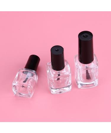Frcolor 6pcs Empty Nail Polish Bottles Set - 5ml 10ml 15ml - Ideal for DIY Nail Art | International Shipping - Buy Online on GoSupps.com