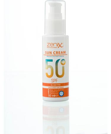  zenix Zenix Professional Sun Cream - SPF 56+ Sunscreen - Effective UVA/UVB protection for sports swimming sunbathing winter sports and more - Buy Online on GoSupps.com