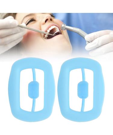 Buy Reusable Silicone Cheek Holder Set - 2 Portable Dental Mouth Retractors in Blue | Optagates & Lip Opener - Buy Online on GoSupps.com