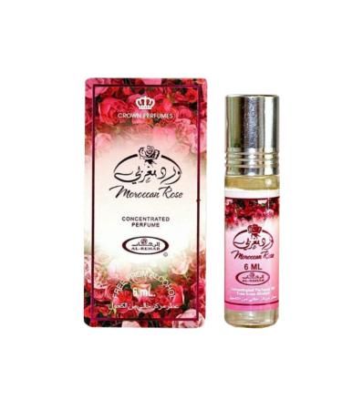 Al-Rehab Collections |CPO-6Ml/.2Oz| Sweet Flowers musky Powdery & Floral. (Moroccan Rose) moroccan Rose 0.2 Fl Oz (Pack of 1)