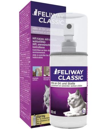 Feliway CEVA Classic Spray 60 ml Best Cat Calming Solution | International Shipping Available - Buy Online on GoSupps.com