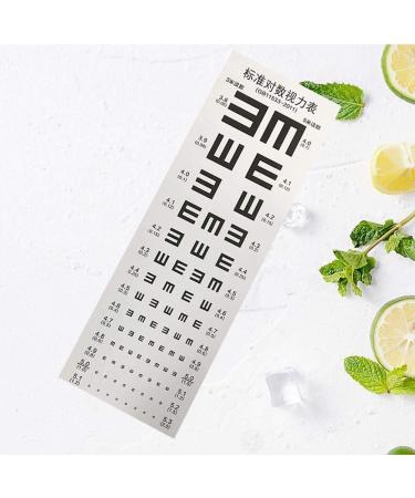 Healifty Eye Card Waterproof Vision Examination Chart - Accurate Eye Testing for All Ages | International Shipping Available - Buy Online on GoSupps.com