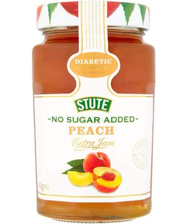 Stute Jam Selection - Handpick Your Favourite Flavours | Low Sugar High Taste | Apricot Blackcurrant Morello Cherry | Diabetic-Friendly Jams for Healthier Treat | 2 Pack - 430g Each - Buy Online on GoSupps.com