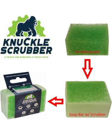 Heavy Duty Built-In Hand Scrubber - Cleans Grease Oil & Paint | All Natural Moisturizing Hand Cleaner with Aloe Vera | 2 Pack for Auto Mechanics & Industrial Use - Buy Online on GoSupps.com