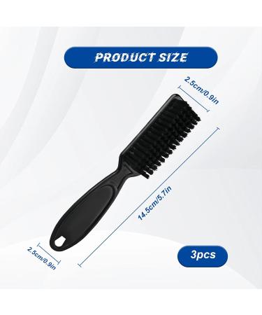 3-Piece Sleek Bun Hairdresser Brush Set | Professional ABS Handle & Fiber Bristles | Ideal for Salon Use | 13.7cm x 2.5cm - Buy Online on GoSupps.com