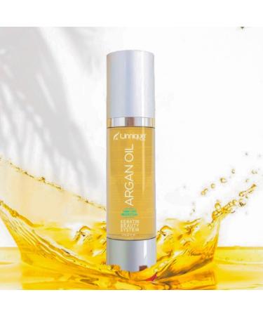 Buy UNNIQUE Pure Argan Oil for Hair - Frizz Control Hair Serum Instant Shine & Softness - Moroccan Argan Oil for All Hair Types - 1.7 FL OZ - Buy Online on GoSupps.com