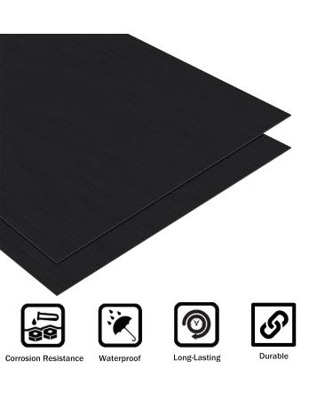 2Pack Black Anodized Aluminum Sheet 6x12x1/16 - Engraving Blanks for DIY Crafting, 1.5MM Thin Metal Plates for Laser Engraving - Buy Online on GoSupps.com