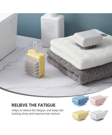 Frcolor 4-Piece Silicone Shampoo Brush Set | Gentle Scalp Massager & Hair Washer | No Hair Damage | Ideal for Bathing & Eyelash Care - Buy Online on GoSupps.com