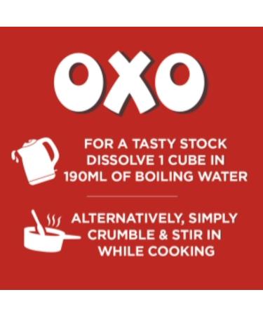 OXO 60 Beef Stock Cubes Made With Authentic Meat Juices - 13.33 Oz - Buy Online on GoSupps.com