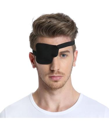 Medical Eye Patches for Adults - 3D Adjustable Blackout Sponge Eye Mask for Lazy Eye (Right Eye - Buy Online on GoSupps.com