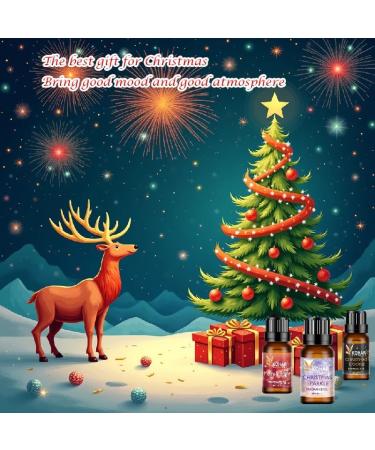 KOHAR NATURALS Premium Christmas Fragrance Oil Gift Set for Diffuser Candle and Soap. Amber Christmas Cookies Christmas Sparkle Christmas Snow Merry & Bright and Spring. 6 x 10 ml - Buy Online on GoSupps.com