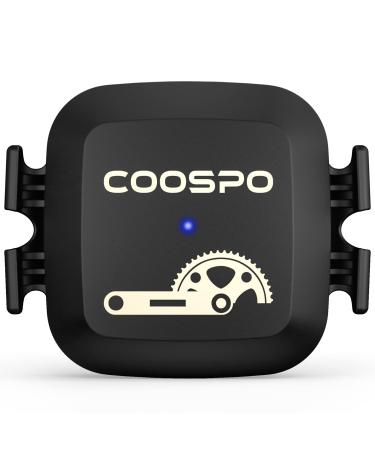 COOSPO Cadence Speed Sensor for Cycling, Wireless Bluetooth ANT+ Bike RPM Sensor for Cycling Computers,Bicycle Cadence/Speed Sensor Compatible with IP67 /Rouvy/Zwift/Openrider/Peloton/Wahoo/CooSporide Cadence/Speed Sensor *1