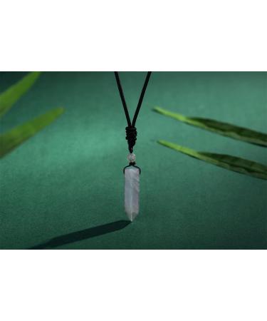 XIANNVXI Healing Crystal Labradorite Necklace - Adjustable Rope Reiki Jewelry for Men and Women - Buy Online on GoSupps.com