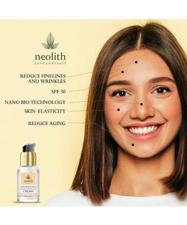 Neolith Saundarya Radiance Face Cream for Glowing Skin Calming Moisturizer Natural Tone Booster Anti Aging Skin Tightening | Nano Bio Technology Korea | 30gm | No Silicon Mineral Oil - Buy Online on GoSupps.com