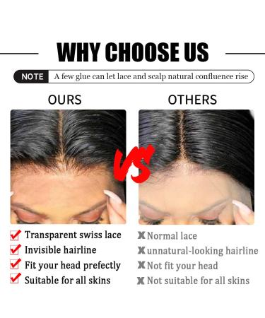 Meidisi 28 Inch Water Wave Lace Front Wig | Pre Plucked 13X4 Brazilian Virgin Human Hair | 150% Density Wet and Wavy Wig for Black Women - Buy Online on GoSupps.com