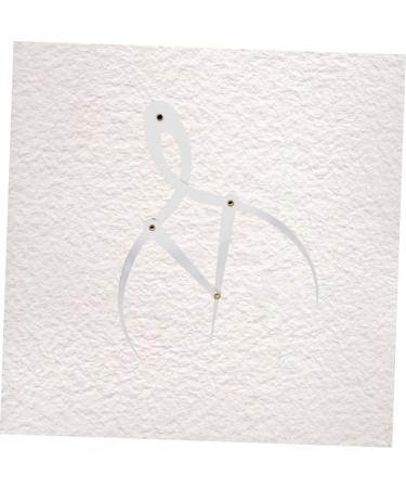 Ipetboom Eyebrow Shaping Template Eyebrow Drawing Tool Brow Stencils Scale Template Ruler Stainless Steel - Buy Online on GoSupps.com