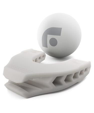 Fitbite Premium Facial Exerciser - Jawline Exerciser for Men and Women   Tighten  Tone & Strengthen  Target your jawline  chin  lips and cheekbones - Food-grade Silicone (grey)